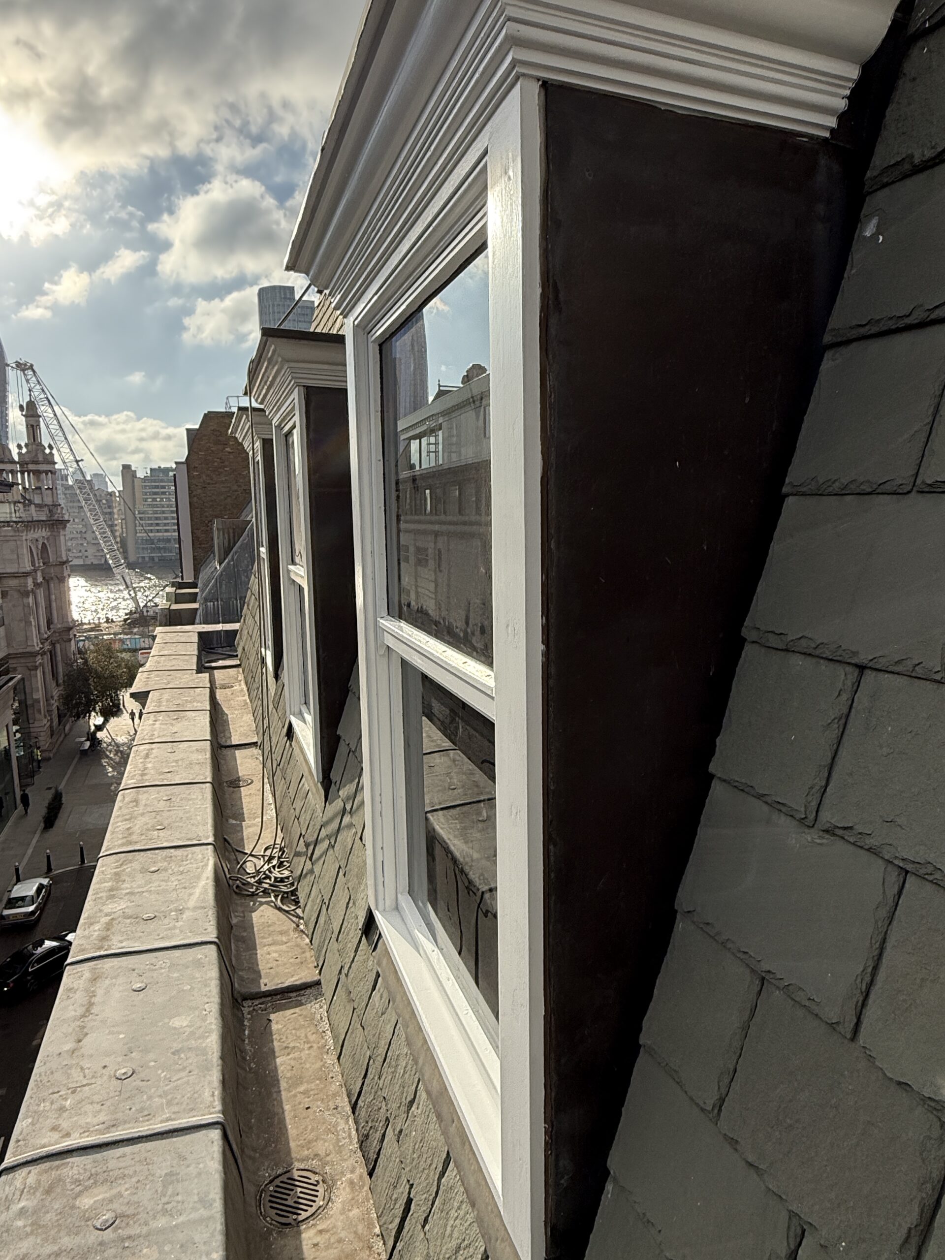 Restoring Charm at Height: Sash Window Painting in London